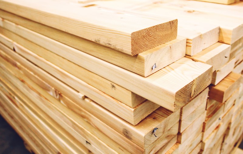 Peças de madeira empilhadas | Componentes do wood frame | Método Construtivo | Blog Alea
