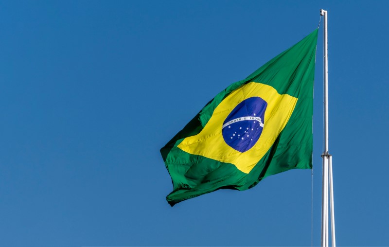 Wood frame no Brasil | Foto da bandeira do Brasil em um mastro | Estilo de vida | Blog Alea