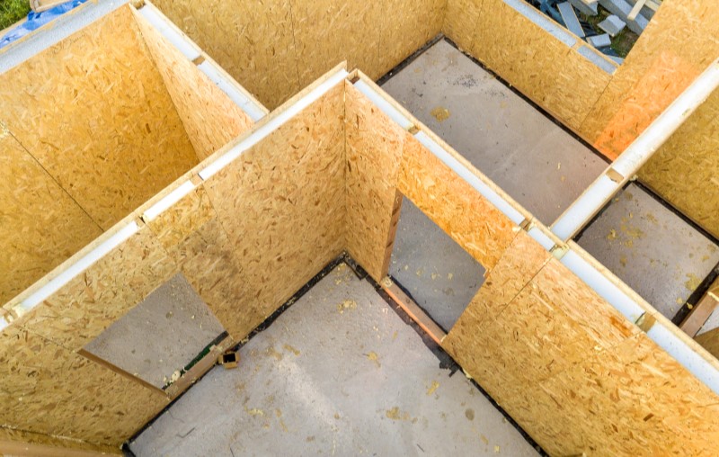 Construção à seco | Foto de uma construção de casa | Método Construtivo | Blog Alea